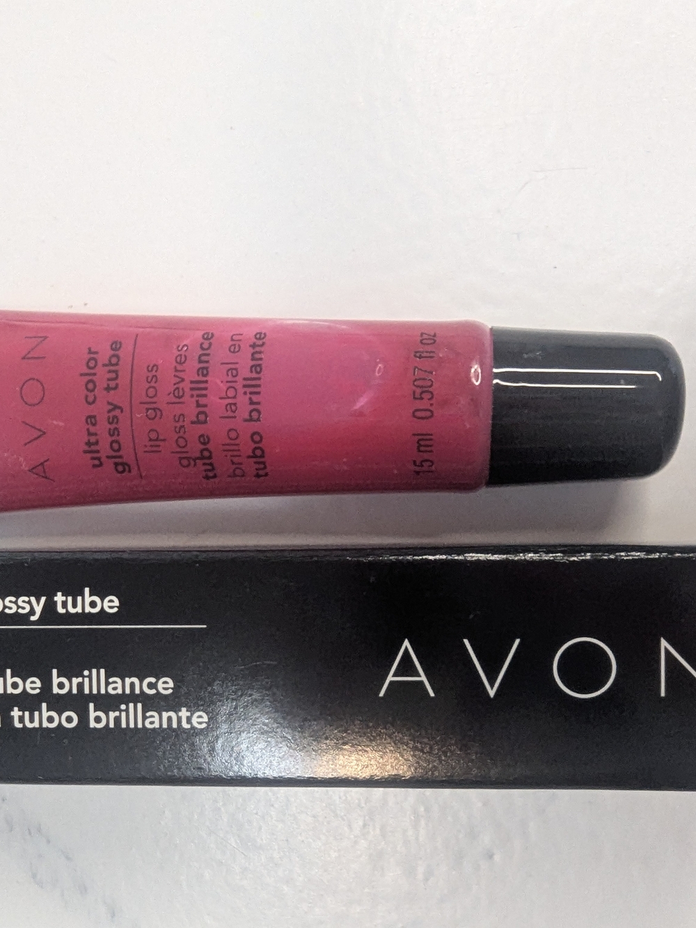 Vintage Avon Ultra Color Glossy Tube Lip Gloss SHINEBERRY Baie Lustree NIB